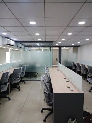 Team Area in  Office Space at Shivalik Abaise, Prahlad Nagar – for Rent