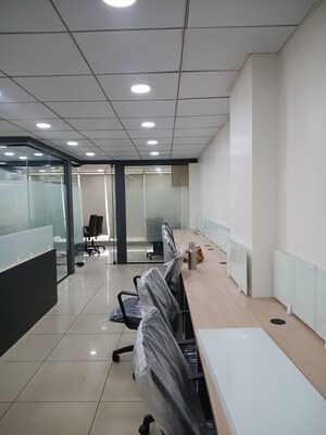 Team Area in  Office Space at Shivalik Abaise, Prahlad Nagar – for Rent