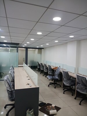 Team Area in  Office Space at Shivalik Abaise, Prahlad Nagar – for Rent