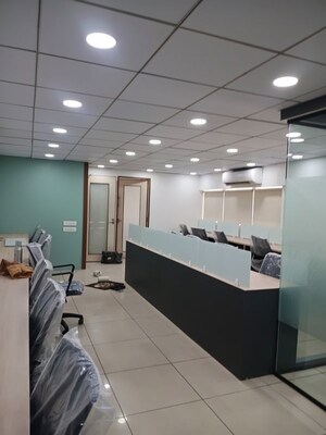 Team Area in  Office Space at Shivalik Abaise, Prahlad Nagar – for Rent