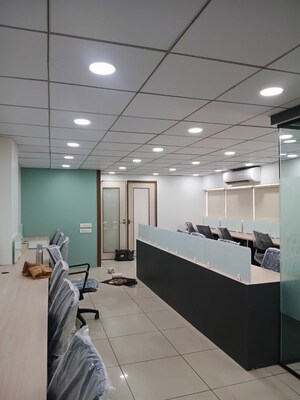 Team Area in  Office Space at Shivalik Abaise, Prahlad Nagar – for Rent