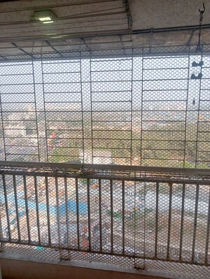 Balcony in 2 BHK Apartment at Bharat Ecovistas, Shilphata – for Rent