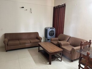 Living Room in 3 BHK Apartment at Affinity Greens, International Airport Road – for Rent