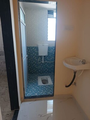 Bathroom in 1 BHK Apartment at Safa Complex, Shilphata – for Rent