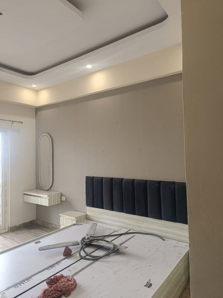 Bedroom, paramount-golf-forest-studio-apartments-oak-tower Studio 435 Sq.Ft. Apartment In Zeta I Greater Noida Greater Noida 10169773