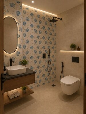 Bathroom in 3 BHK Builder Floor at Hajipur – for Sale