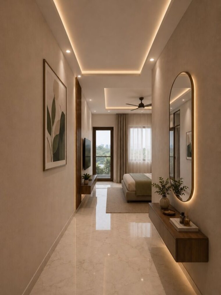 Living Room, hajipur 3 Bedroom 1800 Sq.Ft. Builder Floor In Hajipur Noida 10365182