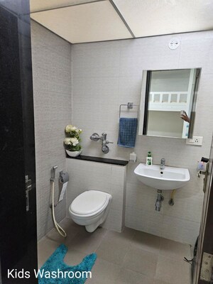 Bathroom in 2.5 BHK Apartment at Nyati Environ, Tingre Nagar – for Rent