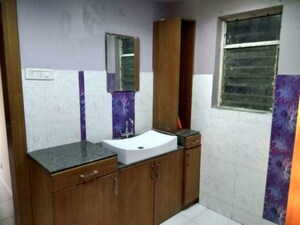 Bathroom in 3 BHK Apartment at Bhusari Colony – for Rent