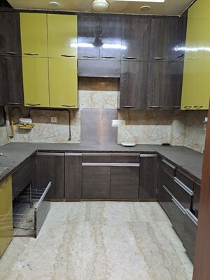 Kitchen in 3 BHK Builder Floor at Rajouri Garden – for Rent