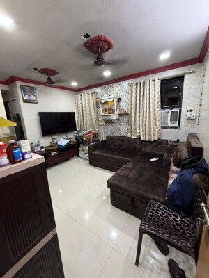 Living Room in 1 BHK Apartment at Bandra West – for Rent