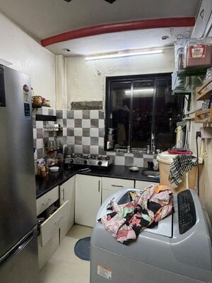 Kitchen in 1 BHK Apartment at Bandra West – for Rent