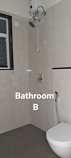 Bathroom in 2 BHK Apartment at Shreepati Skies, Tardeo – for Rent