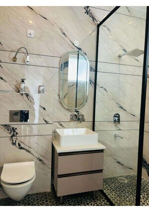 Bathroom in 3 BHK Apartment at Ambala Highway – for Sale