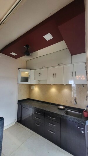 Kitchen in 2 BHK Apartment at Bharat Ecovistas, Shilphata – for Rent