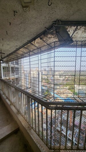 Balcony in 2 BHK Apartment at Bharat Ecovistas, Shilphata – for Rent