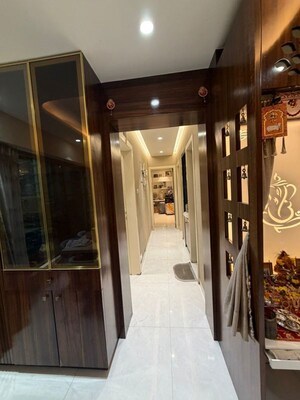 Building Lobby in 3 BHK Apartment at Neelkanth Greens, Manpada – for Rent