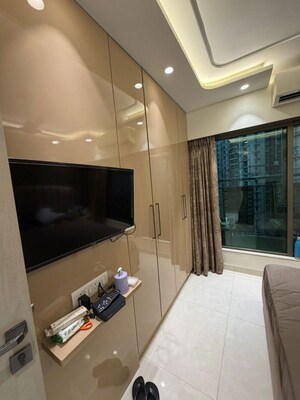 Kitchen in 3 BHK Apartment at Neelkanth Greens, Manpada – for Rent