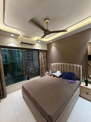 Bedroom in 3 BHK Apartment at Neelkanth Greens, Manpada – for Rent