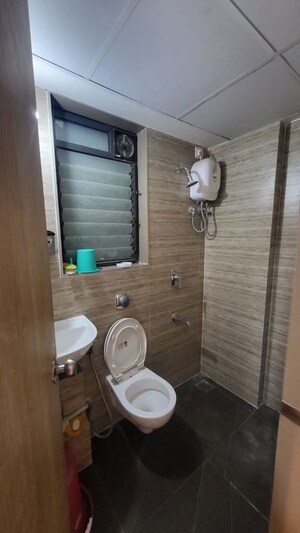 Bathroom in 1 BHK Apartment at Lodha Crown Jasmine D E And F, Dombivli East – for Rent