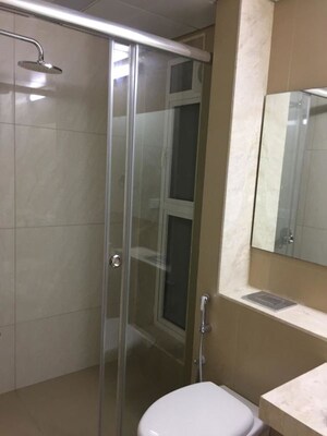 Bathroom in 2 BHK Apartment at L & T Emerald Isle Tower 16, Powai – for Rent