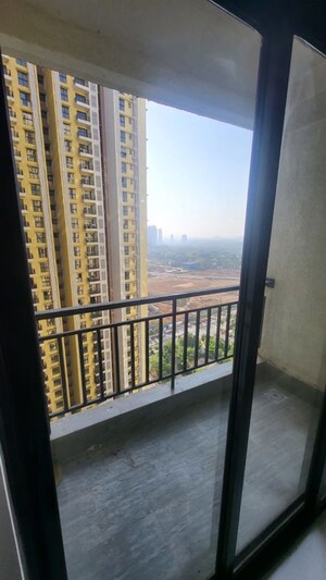 Balcony in 1 BHK Apartment at Runwal Gardens, Dombivli East – for Rent