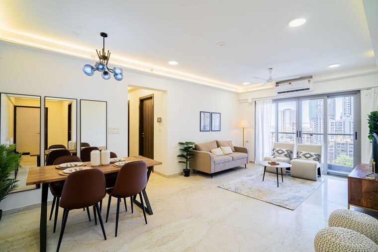 Living Room, runwal-nirvana 3 Bedroom 1078 Sq.Ft. Apartment In Parel Mumbai 10365546