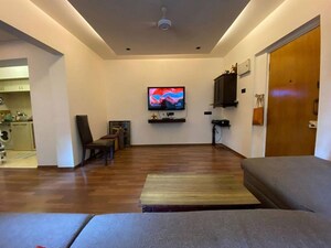 Living Room in 2 BHK Apartment at Bandra West – for Rent