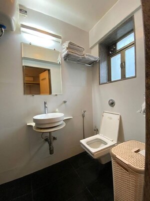 Bathroom in 2 BHK Apartment at Bandra West – for Rent