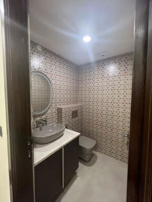 Bathroom in 4 BHK Builder Floor at Sushant Lok I – for Sale
