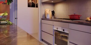 Kitchen in 2 BHK Apartment at Sandesh Nagar – for Sale