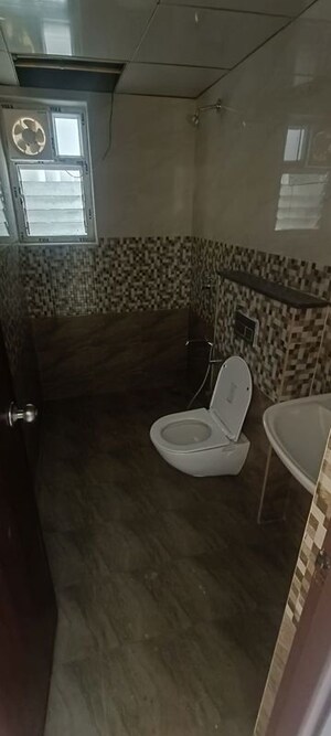 Bathroom in 3 BHK Apartment at Visalakshi Prakruthi, Thanisandra Main Road – for Rent