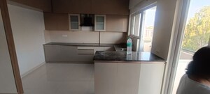 Kitchen in 3 BHK Apartment at Visalakshi Prakruthi, Thanisandra Main Road – for Rent
