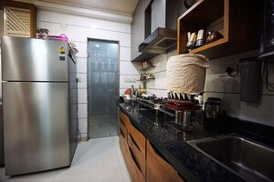 Kitchen in 3 BHK Apartment at Naroda – for Sale