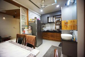 Kitchen in 3 BHK Apartment at Naroda – for Sale