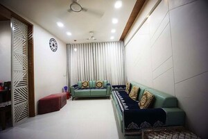 Living Room in 3 BHK Apartment at Naroda – for Sale