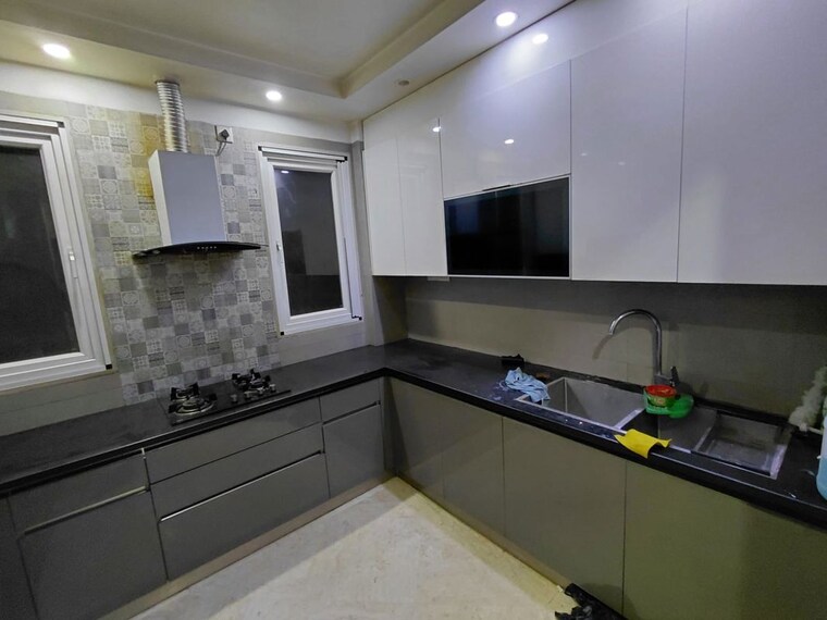 Kitchen, greater kailash ii 3 Bedroom 2200 Sq.Ft. Builder Floor In Greater Kailash ii Delhi 10365668