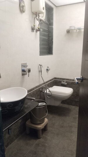 Bathroom in 1 BHK Apartment at Sadguru Complex I, Goregaon East – for Rent