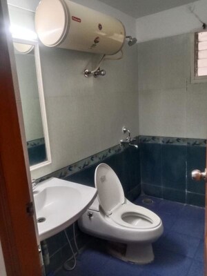 Bathroom in 3 BHK Apartment at Mathikere – for Rent
