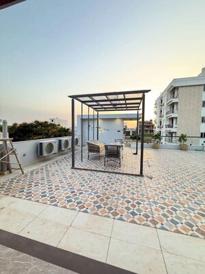 Terrace in 6 BHK Independent House at Mansarovar Extension – for Sale