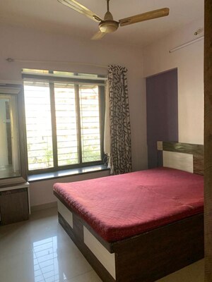 Bedroom in 1 BHK Apartment at New Nikita Apartments, Borivali West – for Rent
