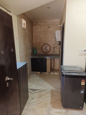 Kitchen in 1 RK Builder Floor at Ansal Plaza Sector-23, Sector 23 – for Rent