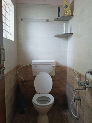 Bathroom in 1 RK Independent House at Hsr Layout Sector 3 – for Rent