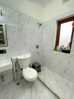 Bathroom in 3 BHK Builder Floor at Palam Vihar Residents Association, Palam Vihar – for Rent