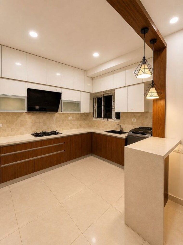 Kitchen, brigade-northridge 2 Bedroom 1290 Sq.Ft. Apartment In Kogilu Road Bangalore 10365836
