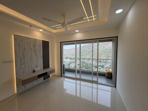 Living Room in 3 BHK Apartment at Runwal Sanctuary, Mulund West – for Rent
