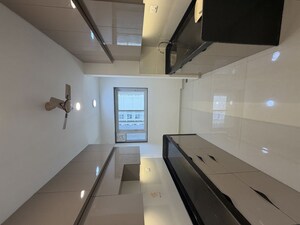 Kitchen in 3 BHK Apartment at Runwal Sanctuary, Mulund West – for Rent
