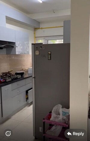 Kitchen in 2.5 BHK Apartment at Prestige High Fields, Gachibowli – for Rent