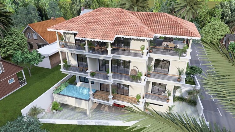 Exterior View, porvorim 4 Bedroom 4843 Sq.Ft. Villa In Porvorim Goa 10365868