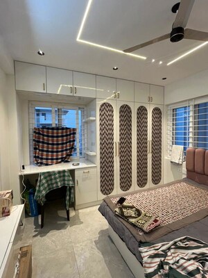 Bedroom in 2 BHK Apartment at Hallmark Sunnyside, Manchirevula – for Rent